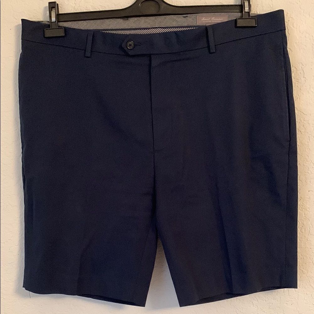 Daniel Cremieux Men’s Navy Blue Flat Front Shorts Size 38W